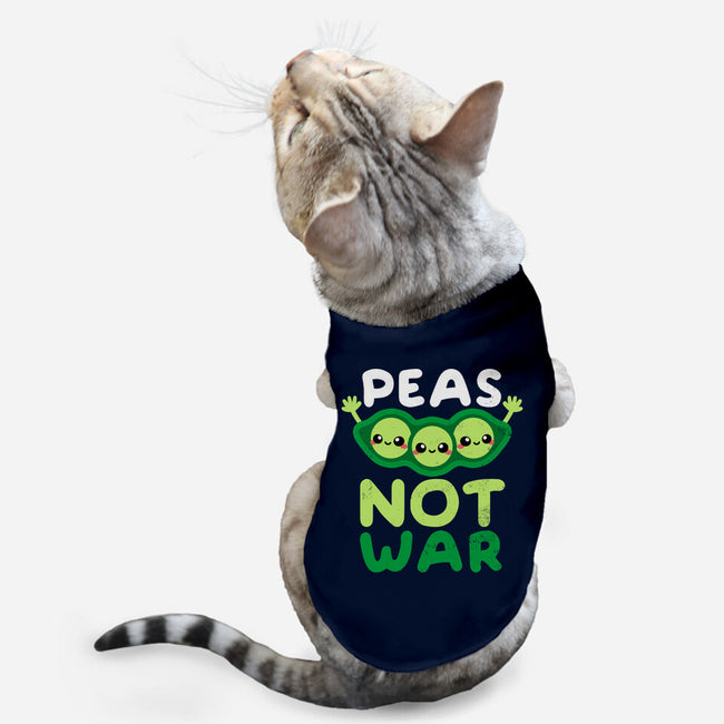 Peas Not War-cat basic pet tank-NemiMakeit