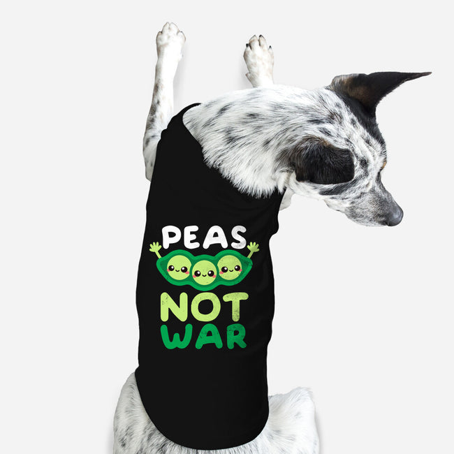 Peas Not War-dog basic pet tank-NemiMakeit