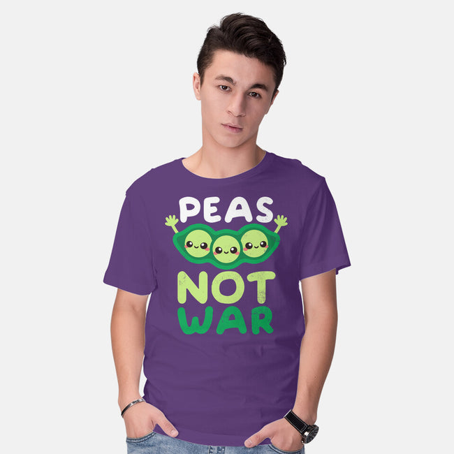 Peas Not War-mens basic tee-NemiMakeit
