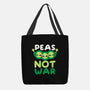 Peas Not War-none basic tote-NemiMakeit