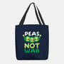 Peas Not War-none basic tote-NemiMakeit