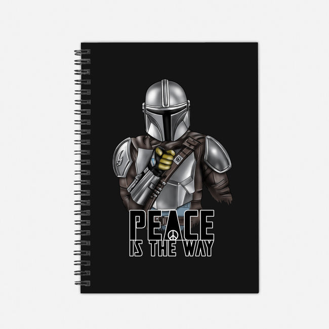 Peace Is The Way-none dot grid notebook-NMdesign