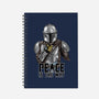 Peace Is The Way-none dot grid notebook-NMdesign