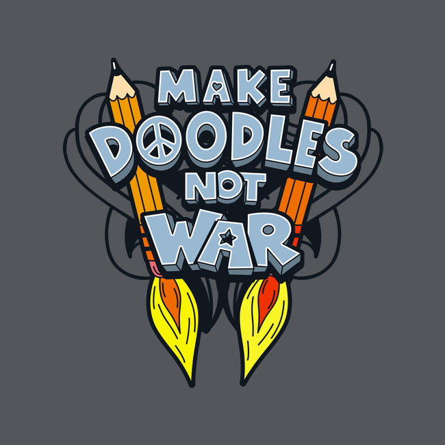 Make Doodles Not War-none glossy sticker-Boggs Nicolas