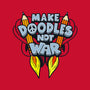 Make Doodles Not War-mens premium tee-Boggs Nicolas