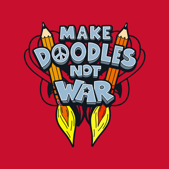 Make Doodles Not War-none zippered laptop sleeve-Boggs Nicolas