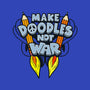 Make Doodles Not War-none zippered laptop sleeve-Boggs Nicolas