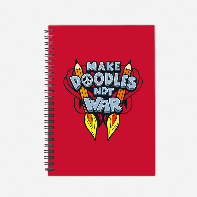 Make Doodles Not War-none dot grid notebook-Boggs Nicolas