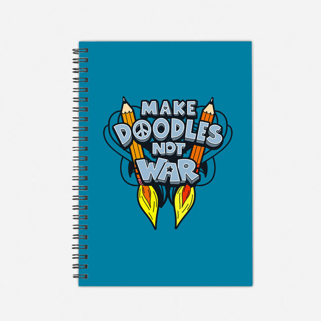 Make Doodles Not War-none dot grid notebook-Boggs Nicolas