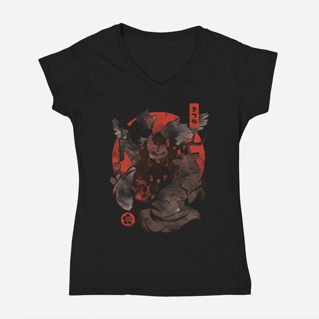 Stop Wars-womens v-neck tee-dumbassman