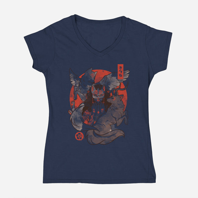 Stop Wars-womens v-neck tee-dumbassman