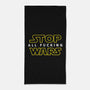 Stop Wars-none beach towel-dumbassman