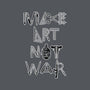 Make Art Not War-none adjustable tote-turborat14