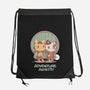 Make Art Not War-none drawstring bag-turborat14