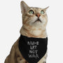 Make Art Not War-cat adjustable pet collar-turborat14