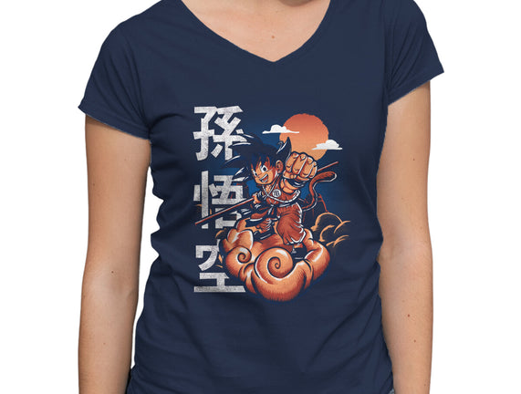 Goku In The Golden Cloud