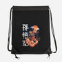 Goku In The Golden Cloud-none drawstring bag-Knegosfield