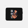 Goku In The Golden Cloud-none zippered laptop sleeve-Knegosfield