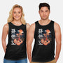 Goku In The Golden Cloud-unisex basic tank-Knegosfield