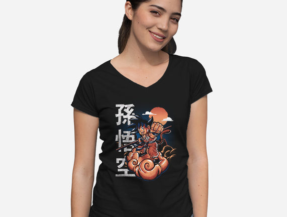 Goku In The Golden Cloud