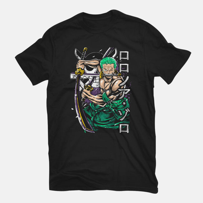 The Great Swordman-womens fitted tee-Knegosfield