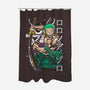 The Great Swordman-none polyester shower curtain-Knegosfield