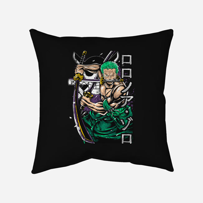 The Great Swordman-none removable cover throw pillow-Knegosfield