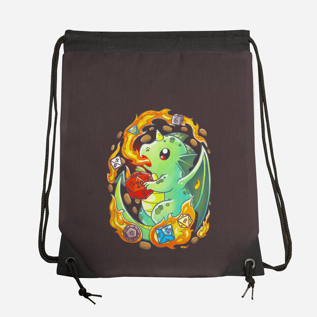 Role Play Dragon-none drawstring bag-Vallina84