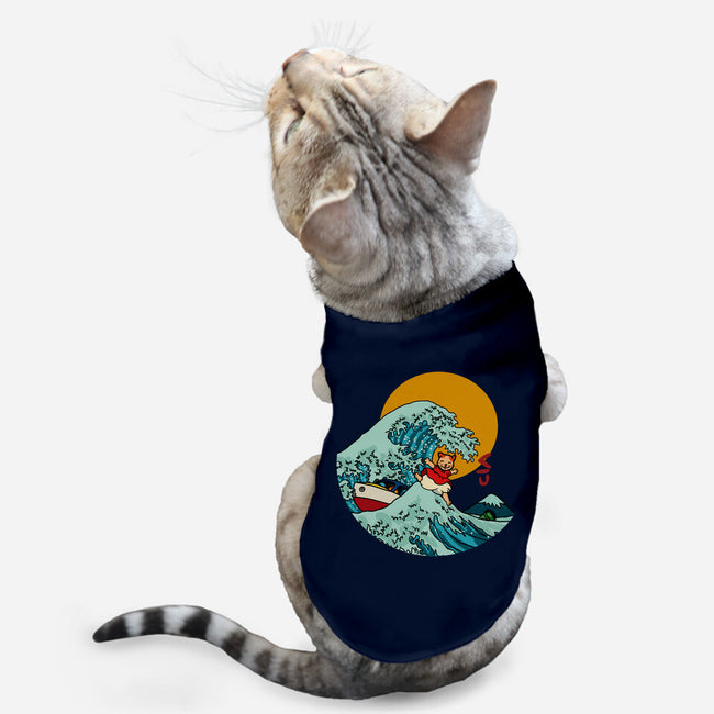Kitty In The Sea-cat basic pet tank-Vamp Dearie