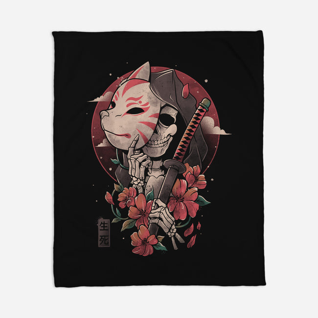 Death Messenger-none fleece blanket-eduely