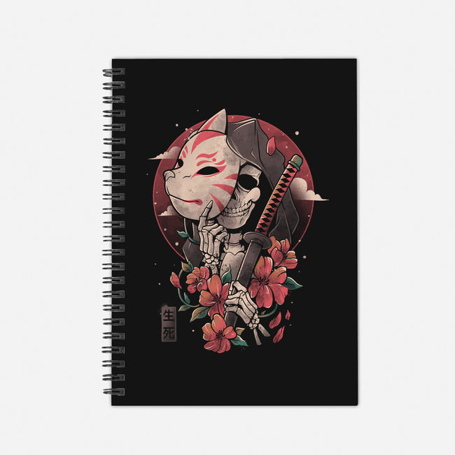 Death Messenger-none dot grid notebook-eduely