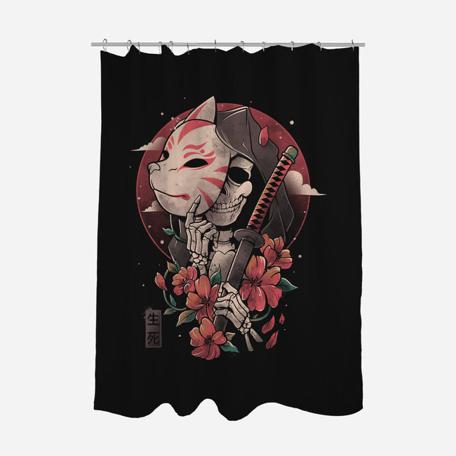 Death Messenger-none polyester shower curtain-eduely