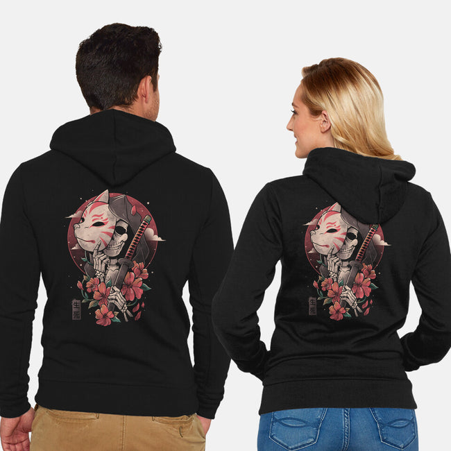 Death Messenger-unisex zip-up sweatshirt-eduely