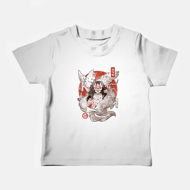 The Fox Yokai-baby basic tee-eduely