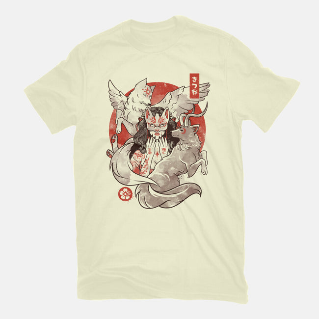 The Fox Yokai-mens premium tee-eduely