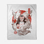 The Fox Yokai-none fleece blanket-eduely