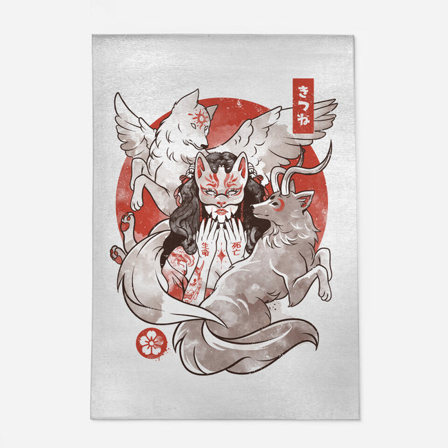 The Fox Yokai-none outdoor rug-eduely