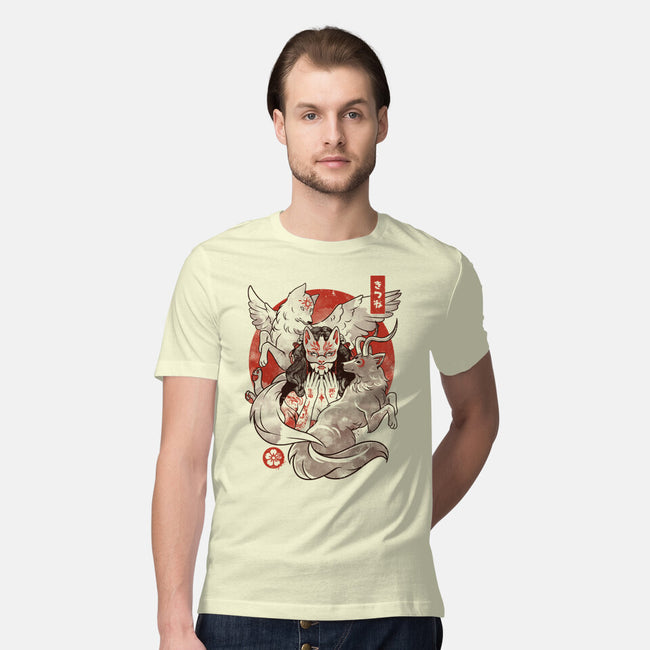 The Fox Yokai-mens premium tee-eduely