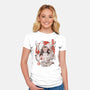 The Fox Yokai-womens fitted tee-eduely