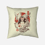 The Fox Yokai-none removable cover w insert throw pillow-eduely