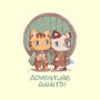 Kitten Adventure Awaits-none glossy sticker-ricolaa