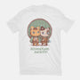 Kitten Adventure Awaits-unisex basic tee-ricolaa