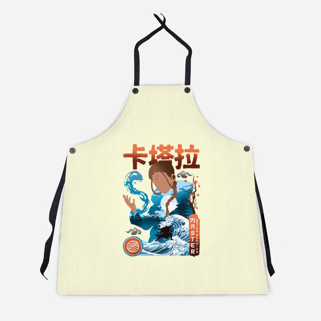 Master Water Bending-unisex kitchen apron-hirolabs