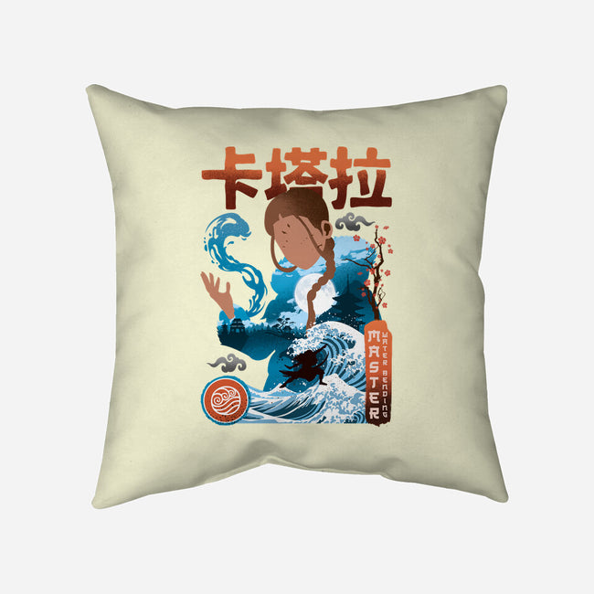 Master Water Bending-none removable cover throw pillow-hirolabs