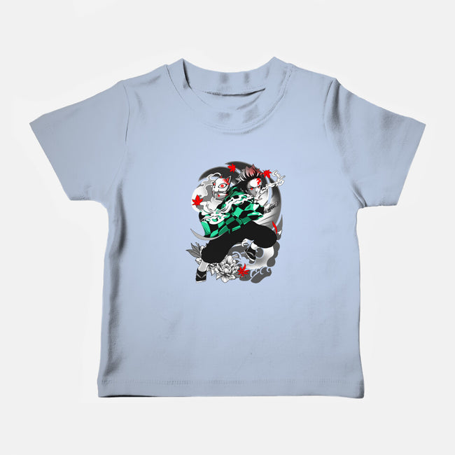 Tanjiro Breathing Form-baby basic tee-heydale