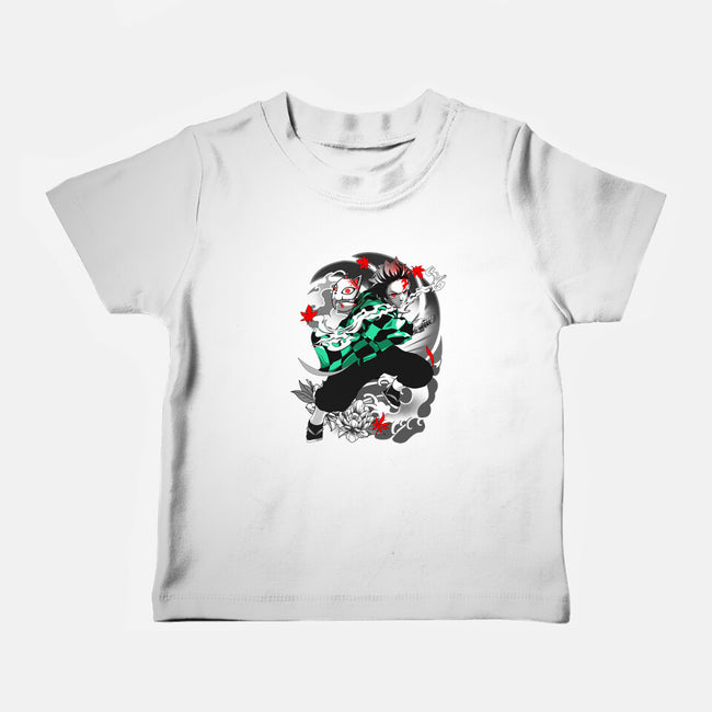 Tanjiro Breathing Form-baby basic tee-heydale