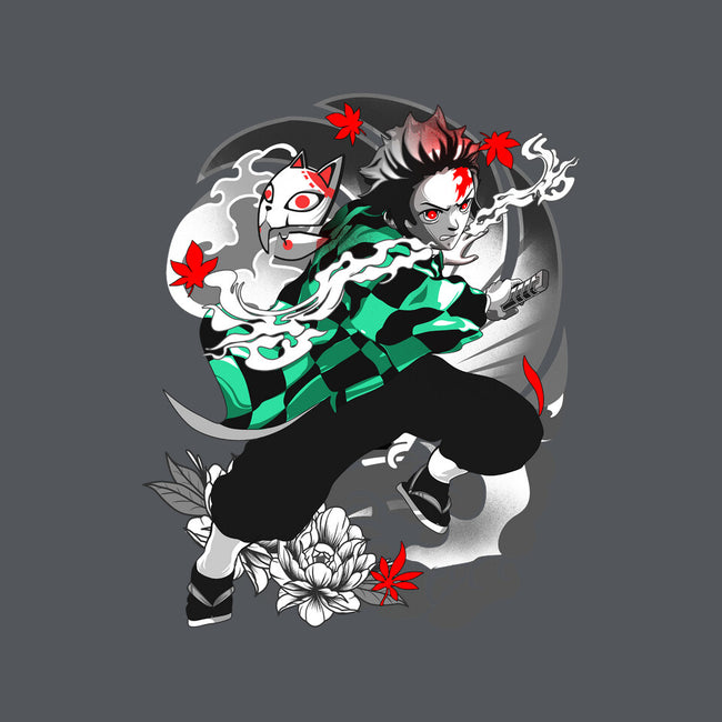 Tanjiro Breathing Form-none removable cover w insert throw pillow-heydale