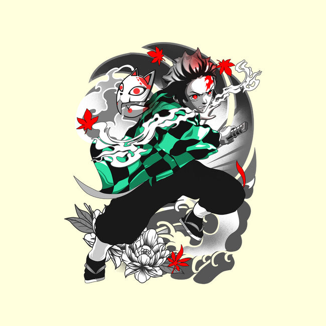 Tanjiro Breathing Form-none removable cover w insert throw pillow-heydale