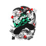 Tanjiro Breathing Form-none polyester shower curtain-heydale