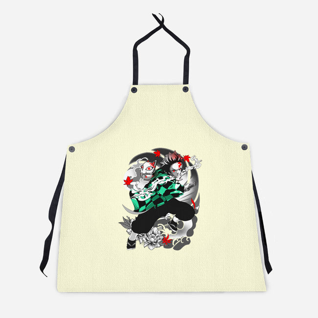 Tanjiro Breathing Form-unisex kitchen apron-heydale